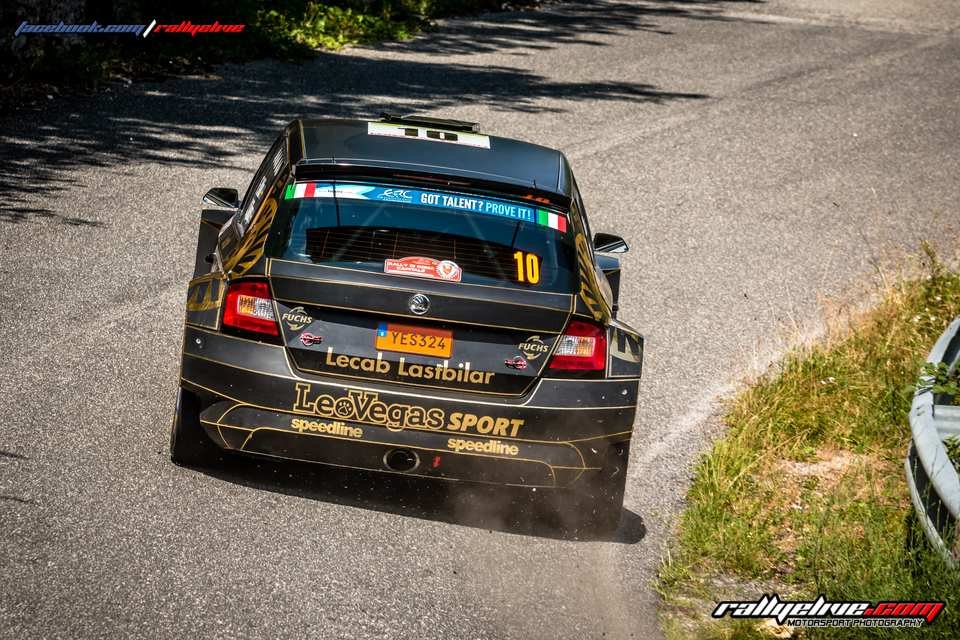 RALLY DI ROMA CAPITALE - SS10<br>#FIAERC<br>www.rallyelive.com