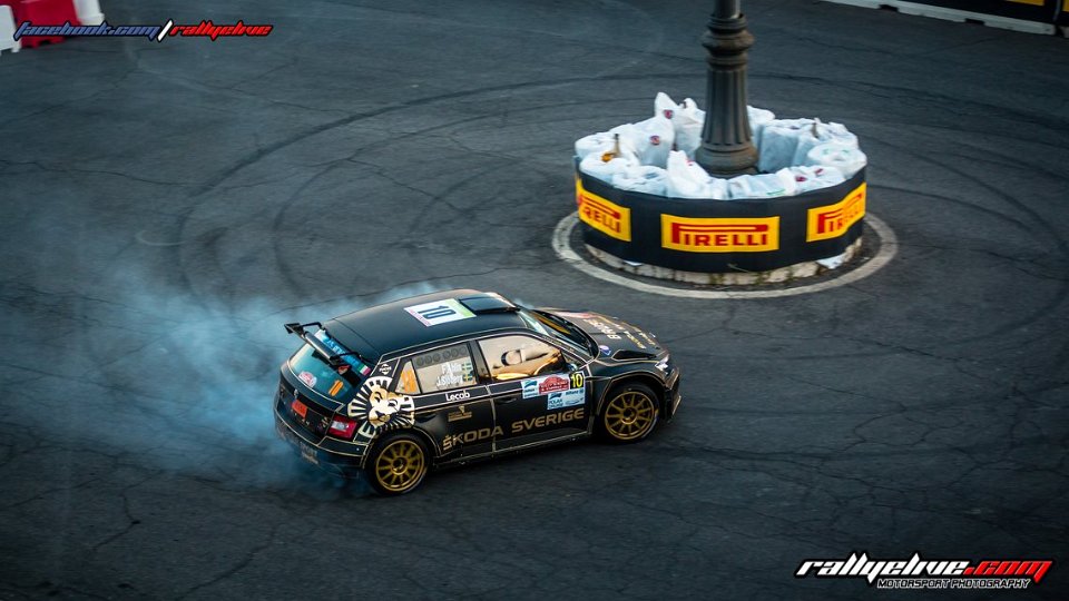 RALLY DI ROMA CAPITALE - SS15<br>#FIAERC<br>www.rallyelive.com