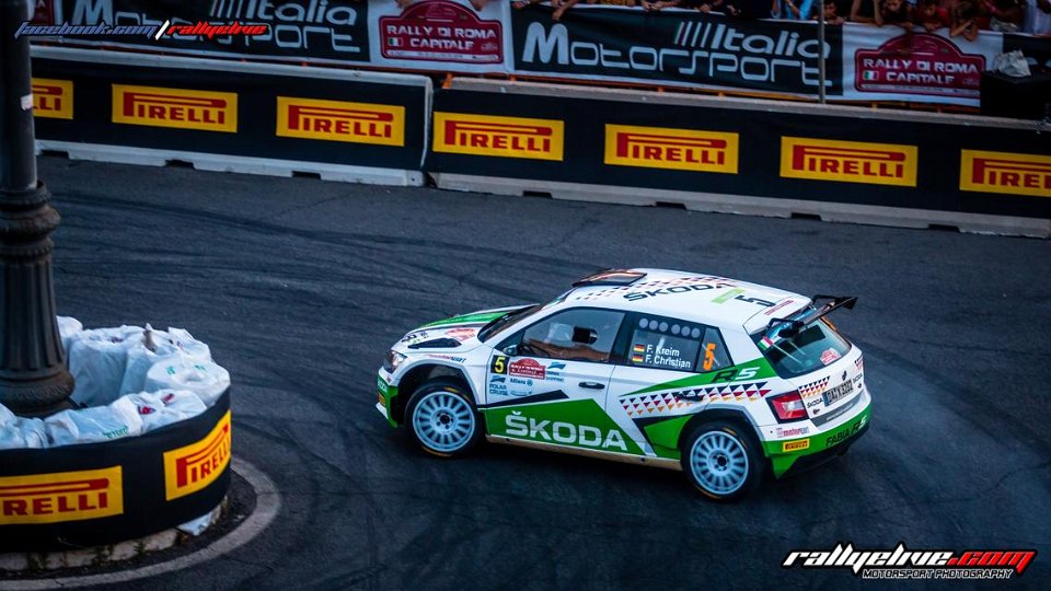 RALLY DI ROMA CAPITALE - SS15<br>#FIAERC<br>www.rallyelive.com